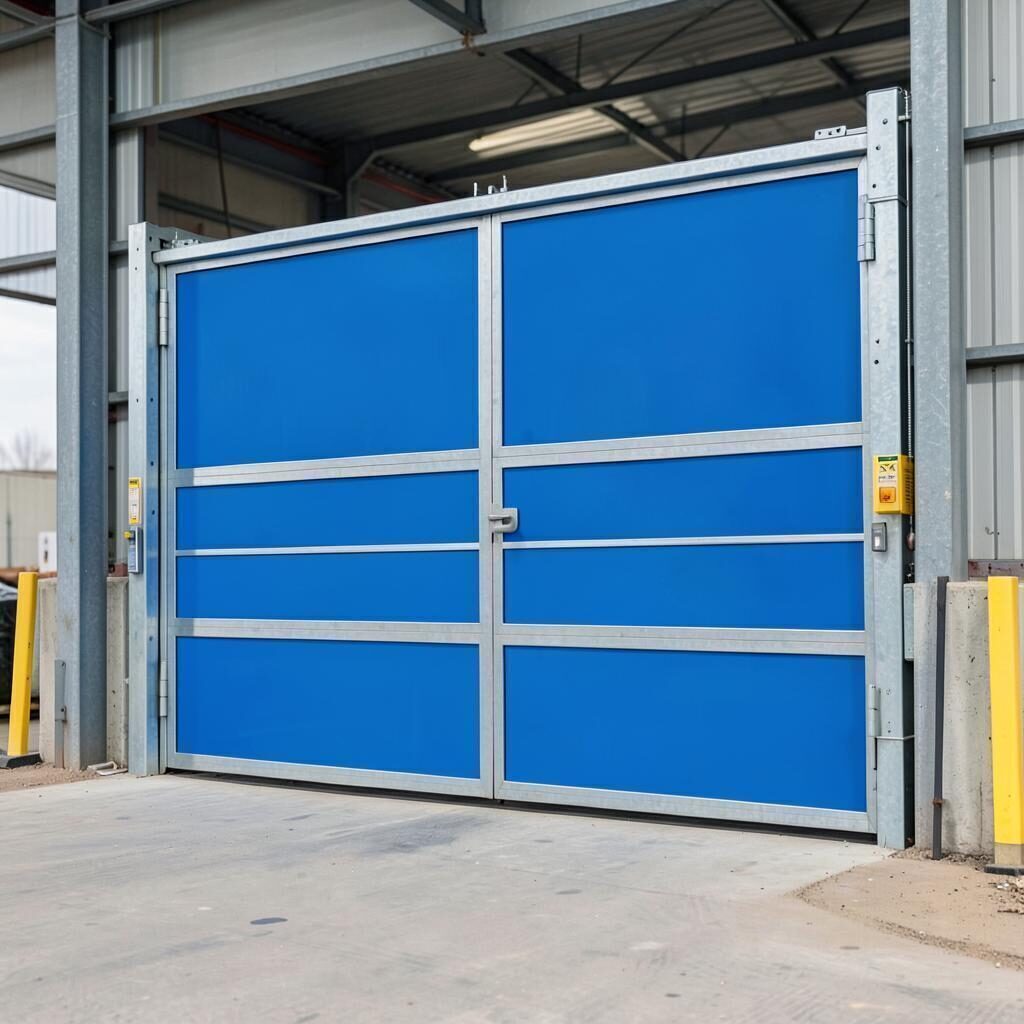 Fest verbaute Stemmtore aus Aluminium und Stahl – Rößler Industrietore GmbH