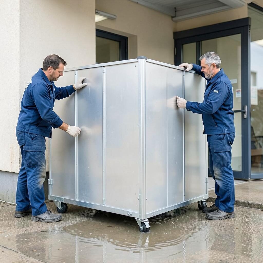 Mobile Hochwasserschutztore für flexible Vorsorge – Rößler Industrietore GmbH
