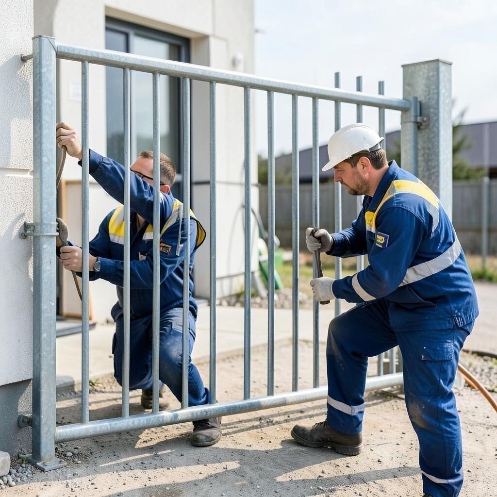 Montage Hochwasserschutztore – Rößler Industrietore GmbH