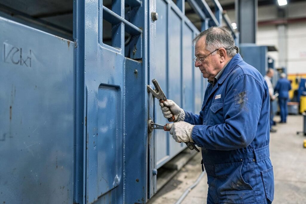 Montage, Wartung und UVV-Prüfung für Hochwasserschutztore – Rößler Industrietore GmbH