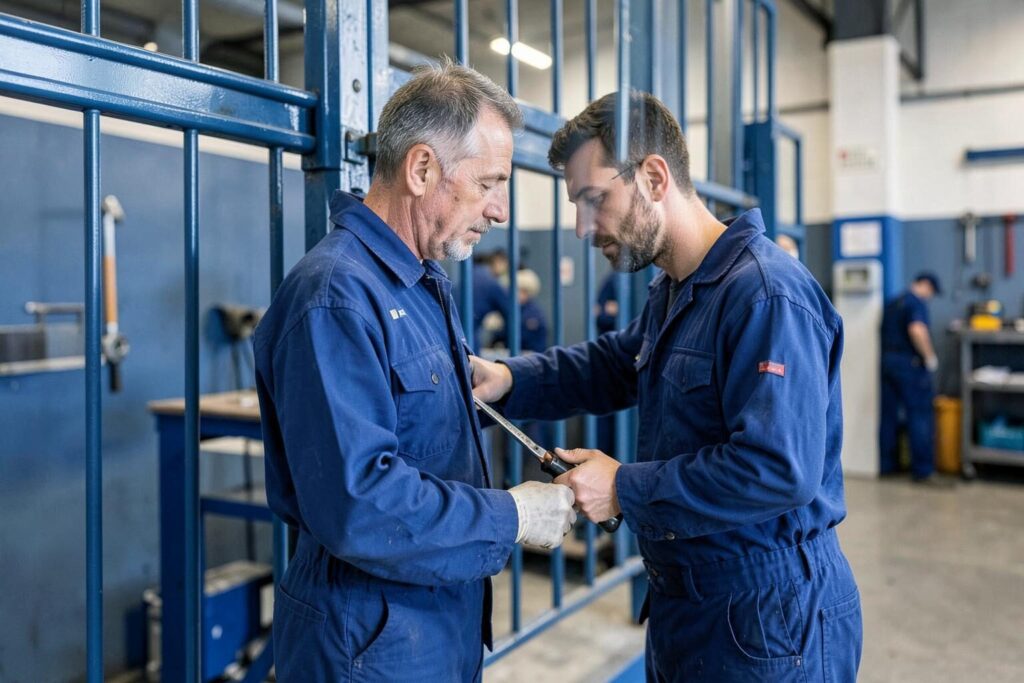 Wartung und UVV-Prüfung für gesicherte Toranlagen – Rößler Industrietore GmbH