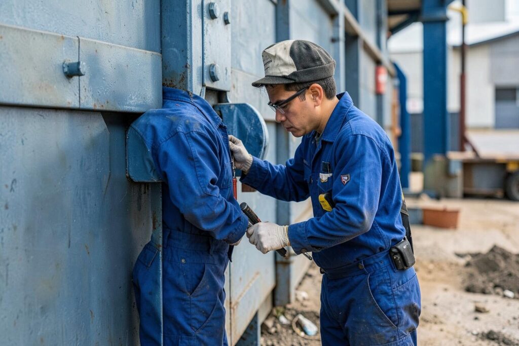 Wartung und UVV-Prüfung für Hochwasserschutztore – Rößler Industrietore GmbH