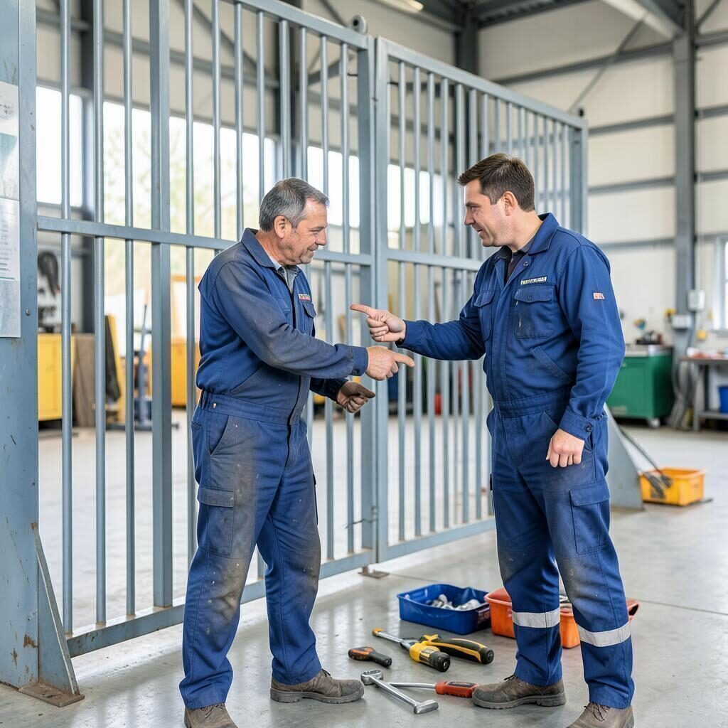Was Ihre Arbeit bei uns besonders macht – vielseitige Tortechnik, echte Teamarbeit und eigene Initiativen – Rößler Industrietore GmbH